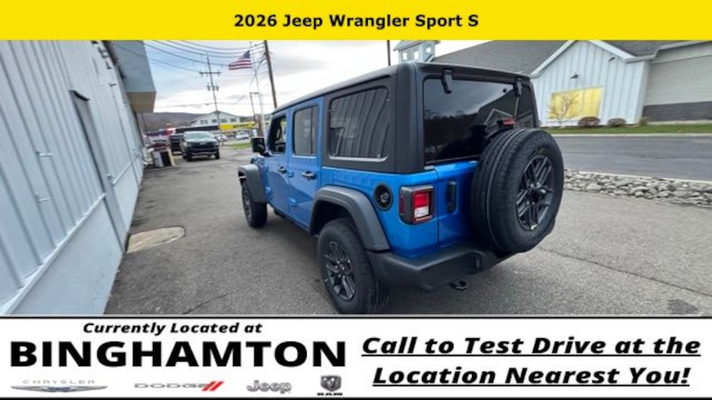 New 2026 Jeep Wrangler Sport S Sport Utility