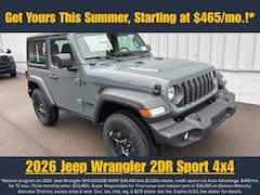 New 2026 Jeep Wrangler Sport Sport Utility for sale in Binghamton, NY