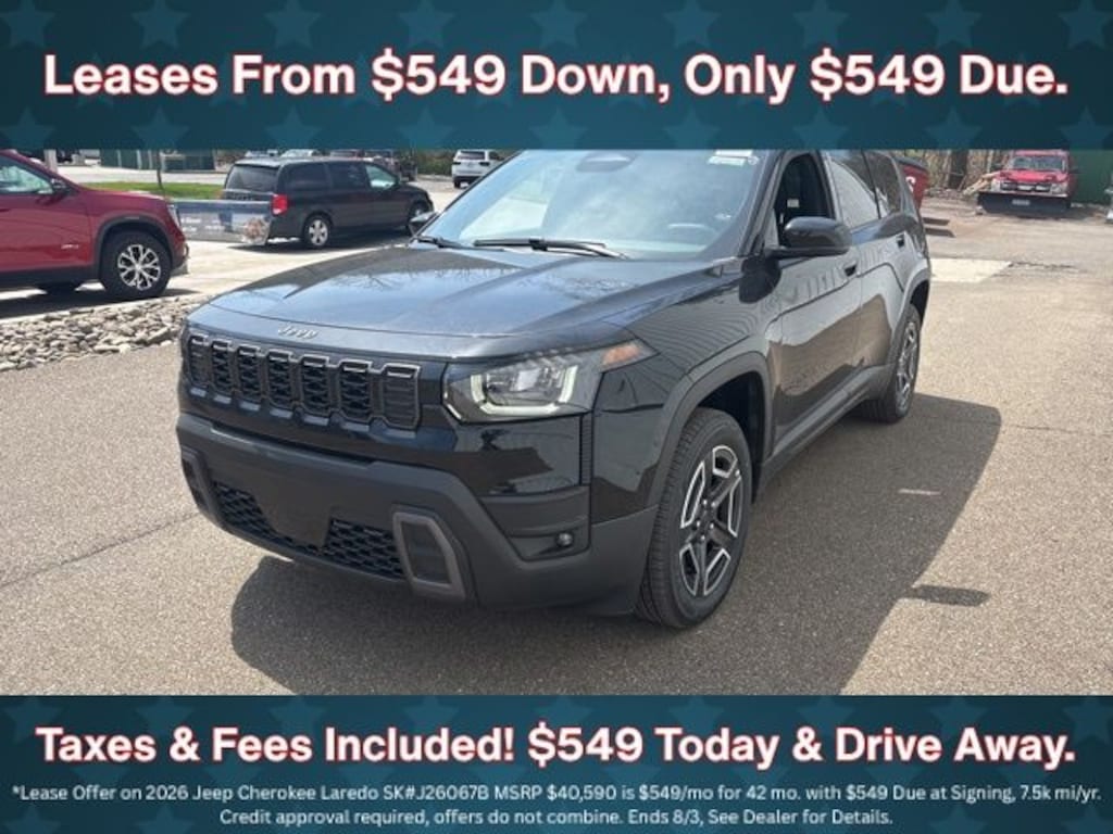 New 2026 Jeep Cherokee Laredo Sport Utility