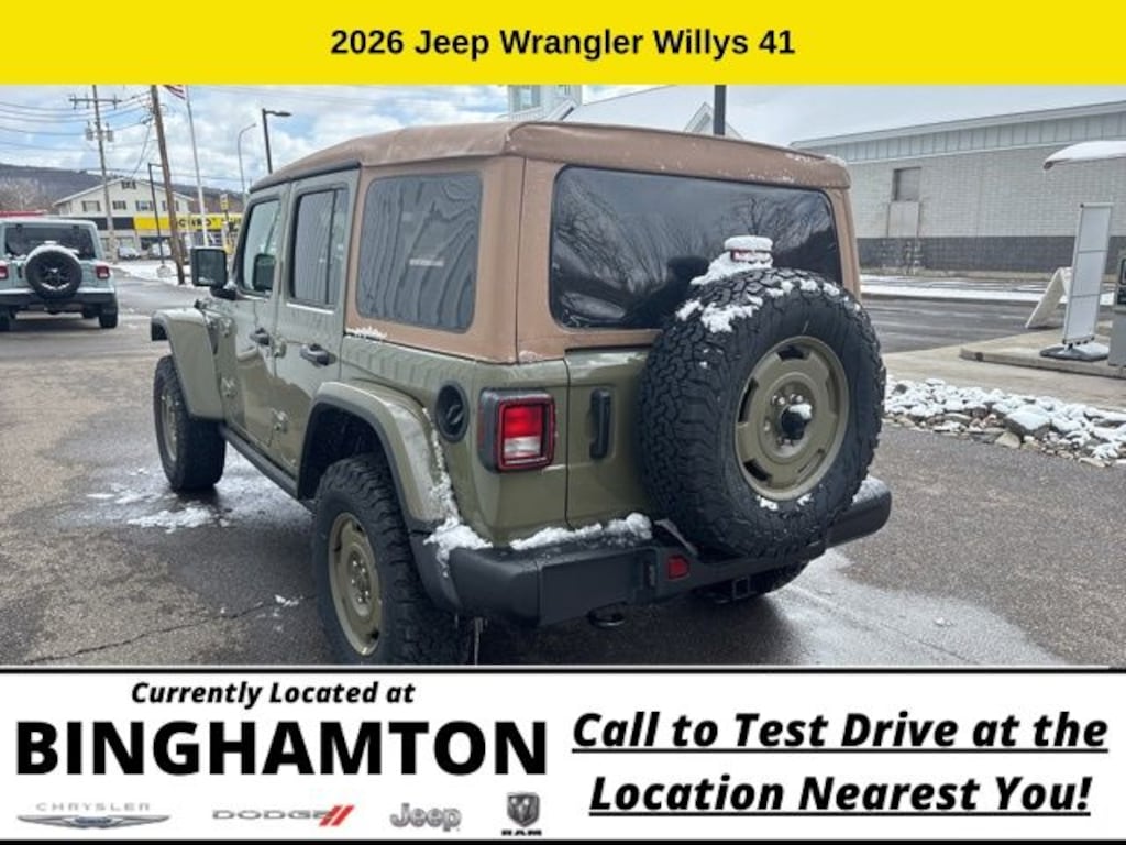 New 2026 Jeep Wrangler Willys 41 Sport Utility