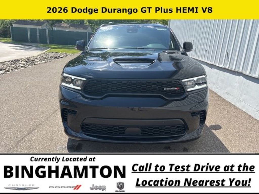 New 2026 Dodge Durango GT Plus Hemi V8 Sport Utility