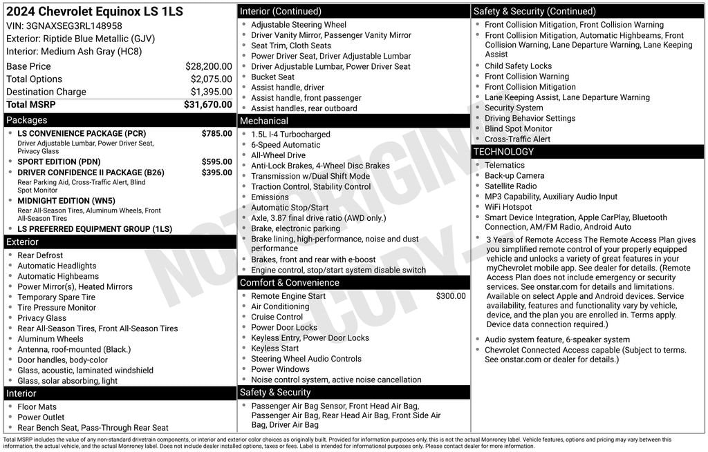 2024 Chevrolet Equinox LS vehicle photo 4