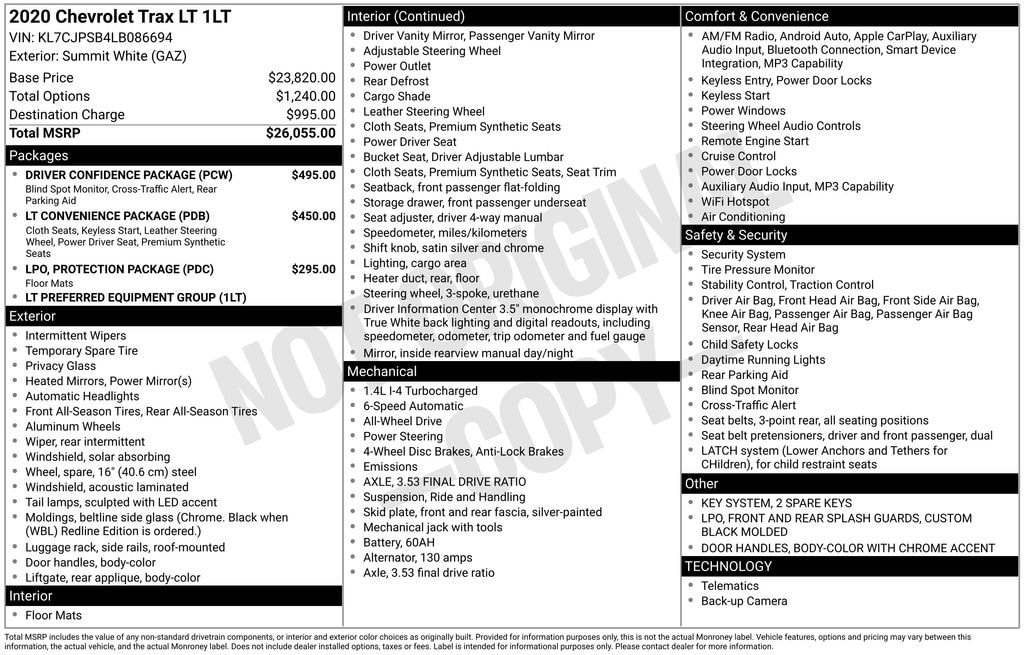 2020 Chevrolet Trax LT image 5