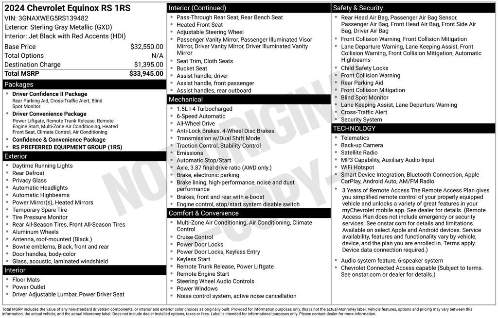 2024 Chevrolet Equinox RS image 4