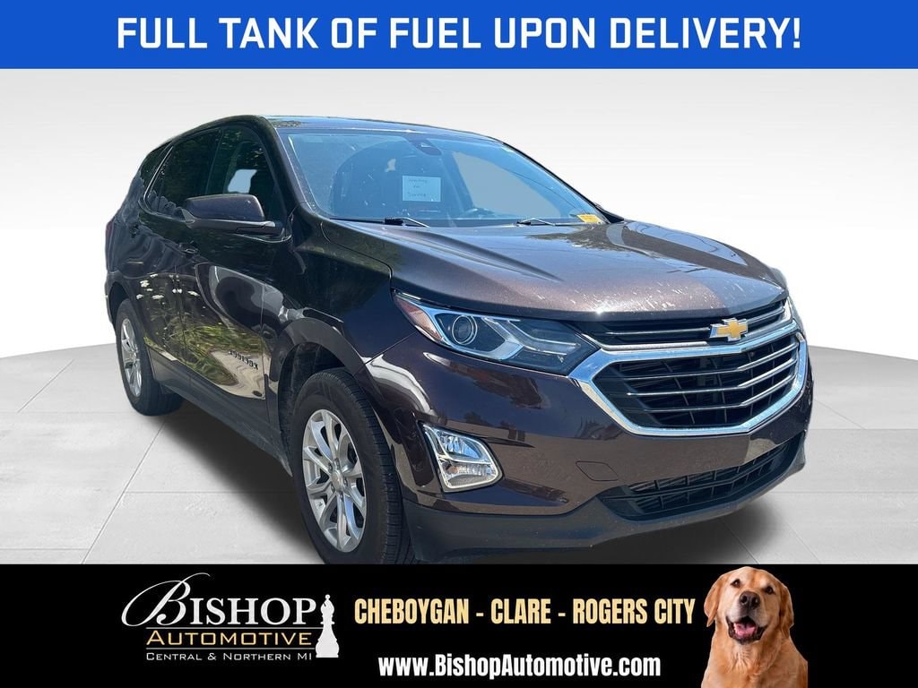 Used 2020 Chevrolet Equinox LT with VIN 2GNAXUEV2L6117156 for sale in Rogers City, MI