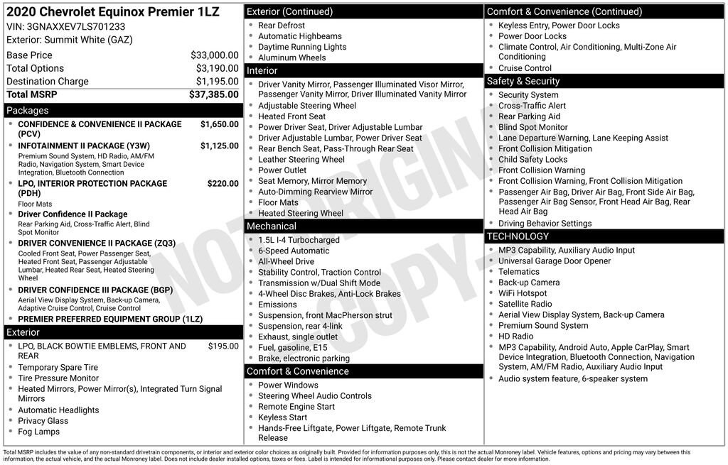 2020 Chevrolet Equinox Premier image 4