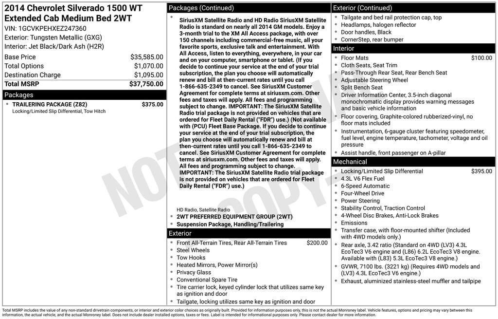 2014 Chevrolet Silverado 1500 Work Truck image 5