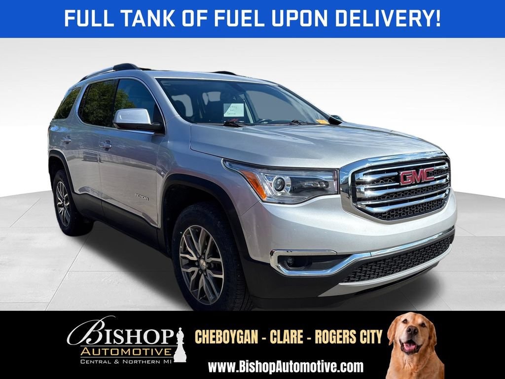 Used 2019 GMC Acadia SLE-2 with VIN 1GKKNSLS0KZ127398 for sale in Rogers City, MI