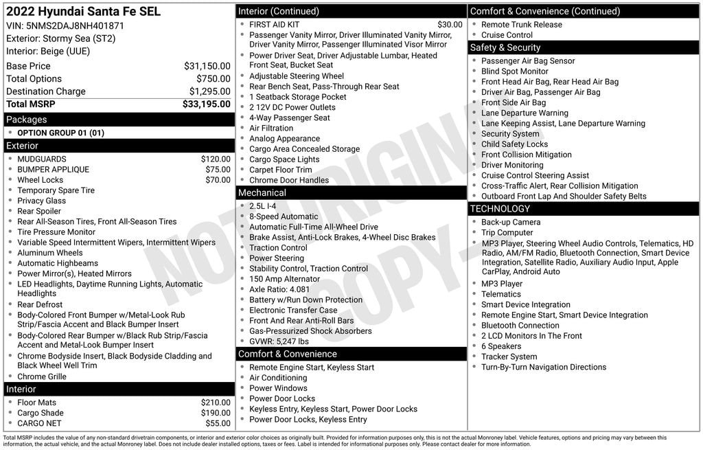 2022 Hyundai Santa Fe SEL image 4