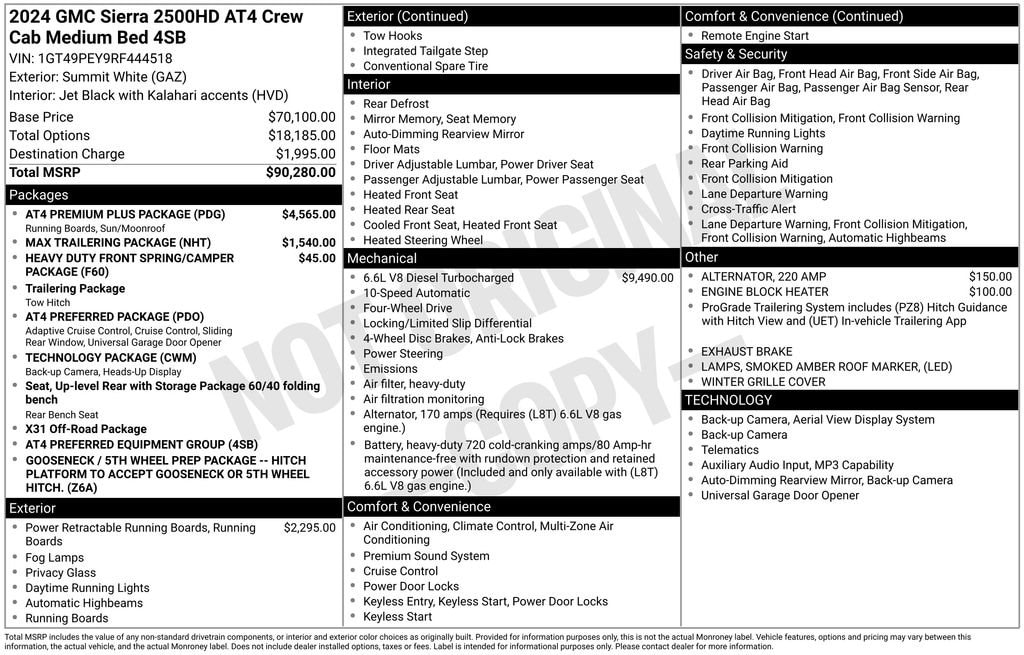2024 GMC Sierra 2500 HD AT4 image 31