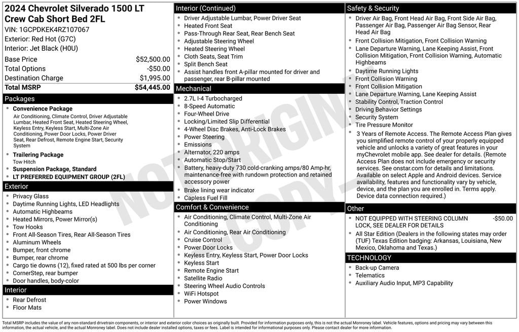 2024 Chevrolet Silverado 1500 LT (2FL) image 23