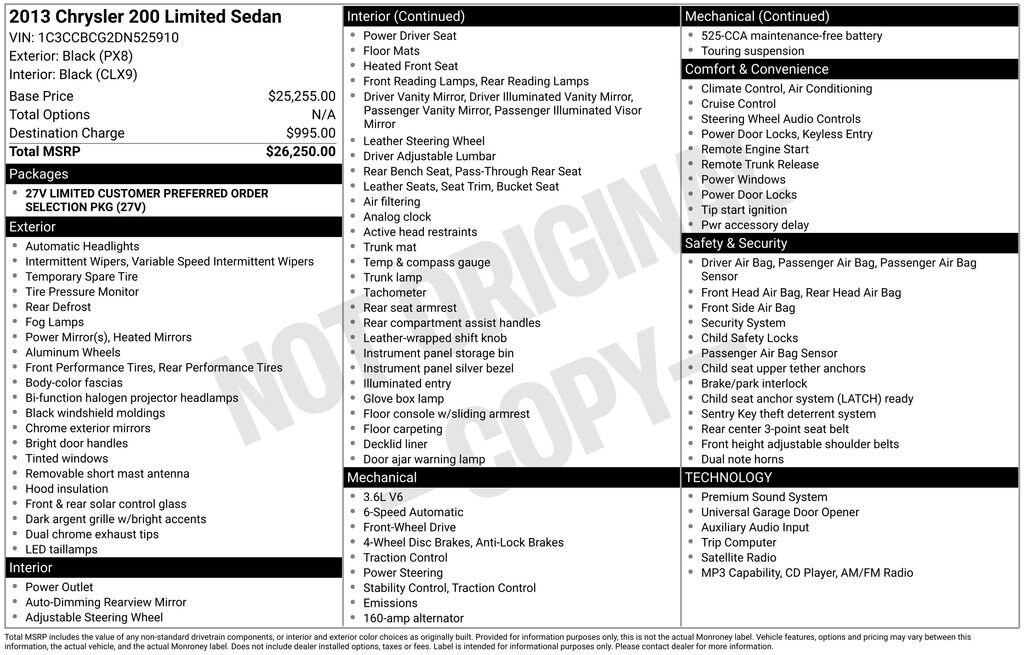 2013 Chrysler 200 Limited image 4