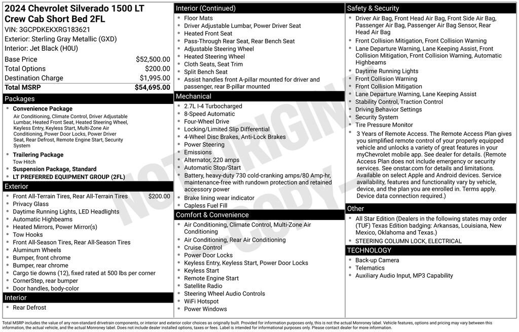 2024 Chevrolet Silverado 1500 LT (2FL) image 26