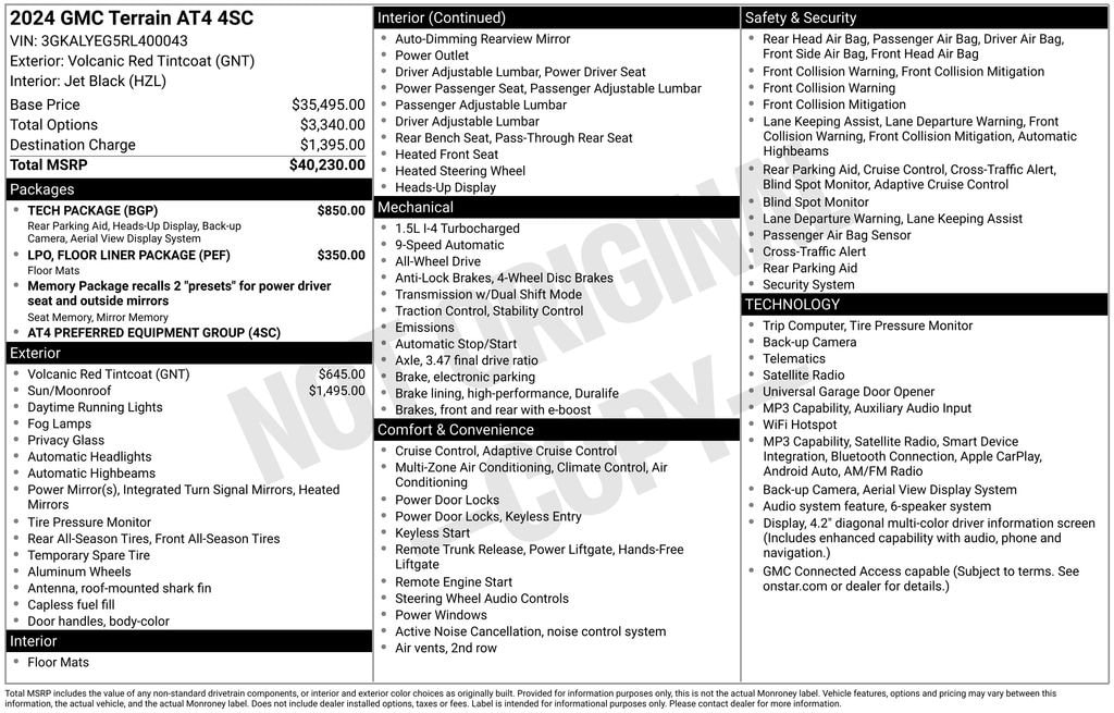 2024 GMC Terrain AT4 image 4