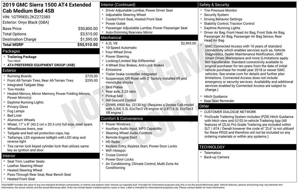 2019 GMC Sierra 1500 AT4 image 22