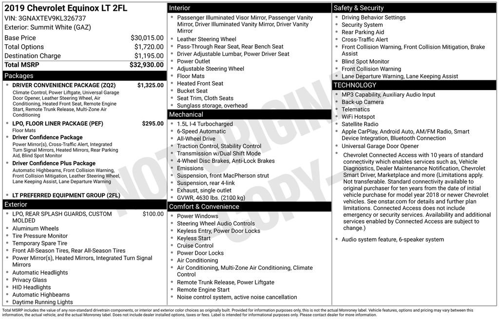 2019 Chevrolet Equinox LT image 4