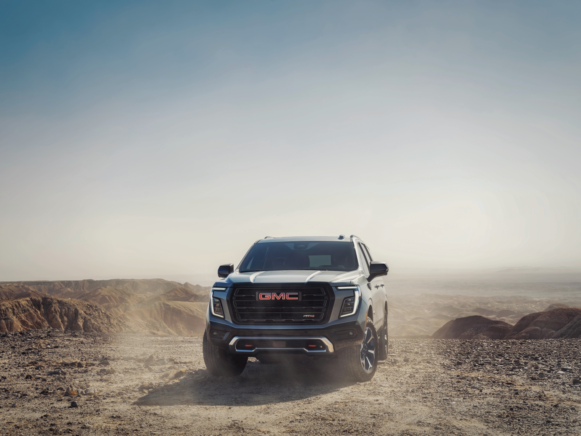 Exterior design of GMC Yukon over the ground