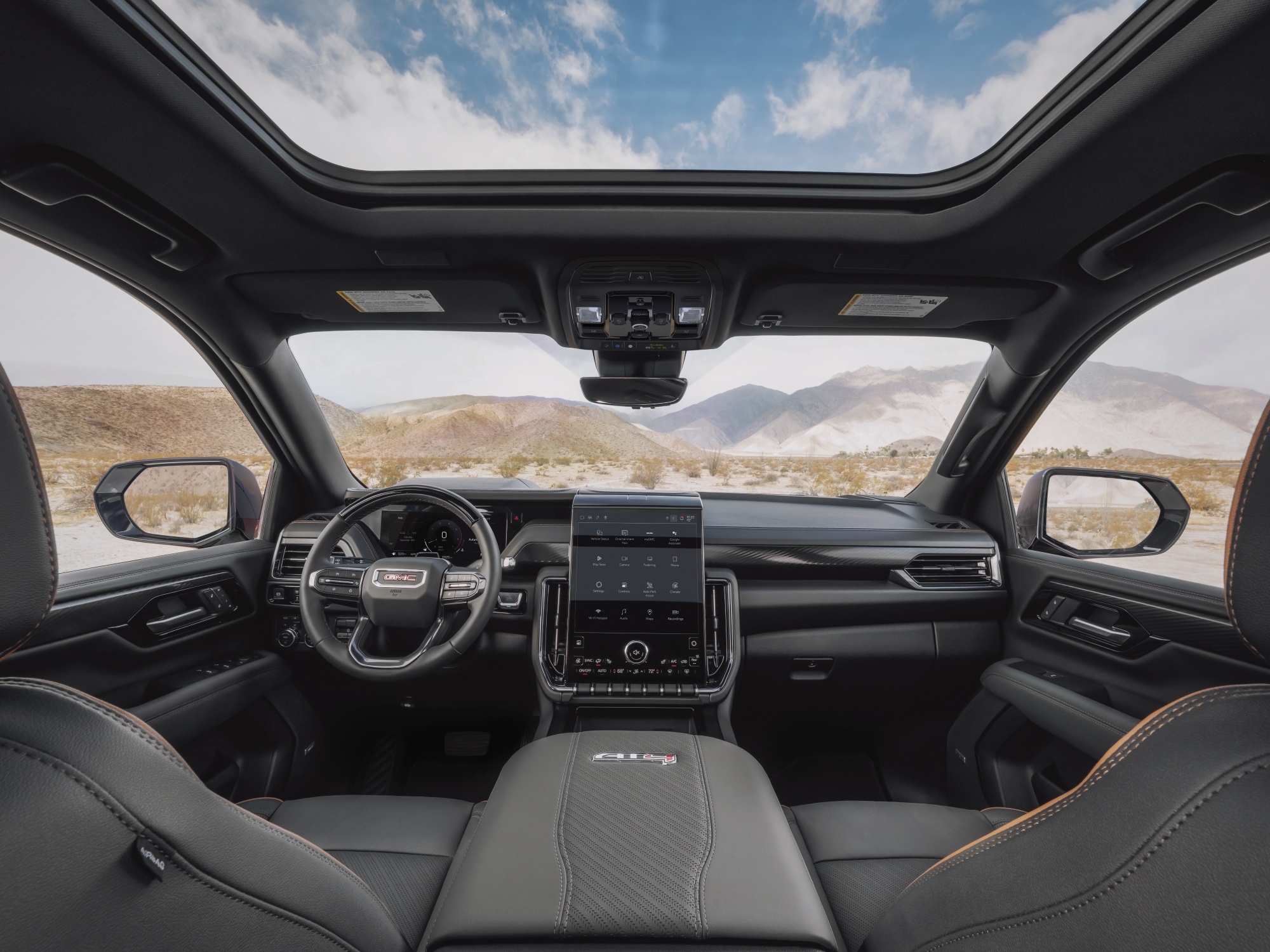 Interior design of GMC Yukon