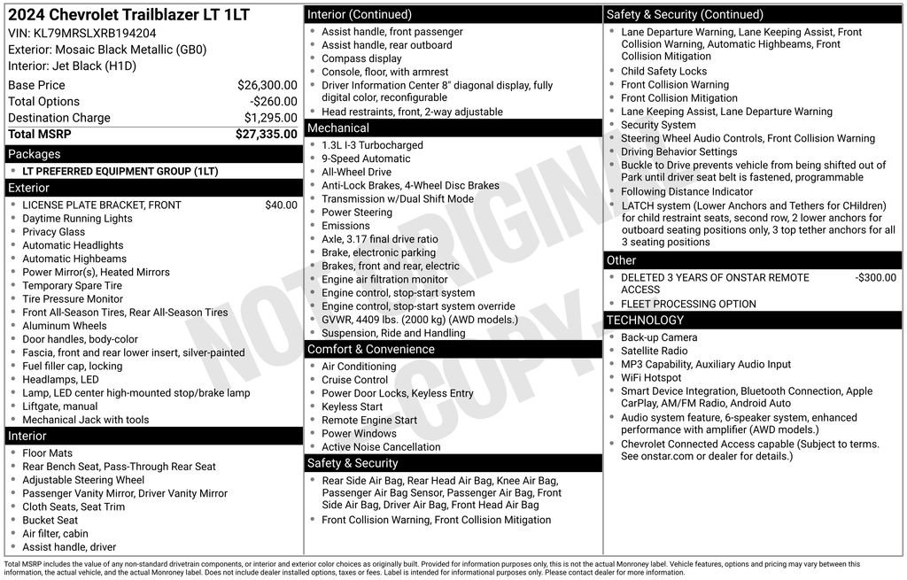 2024 Chevrolet Trailblazer LT image 4
