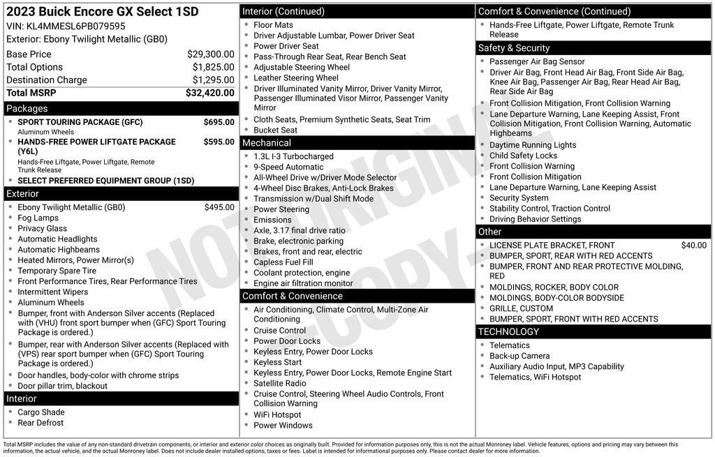 2023 Buick Encore GX Select image 25