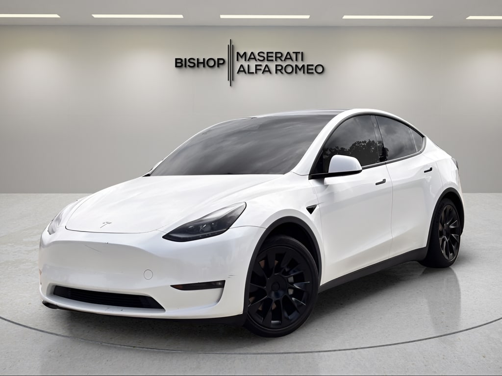 Used 2023 Tesla Model Y Long Range with VIN 7SAYGAEEXPF596029 for sale in Harrison, AR