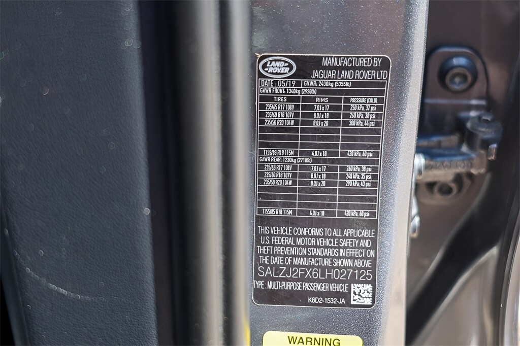 Used 2020 Land Rover Range Rover Evoque S SUV