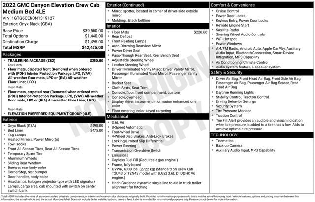 2022 GMC Canyon Elevation image 26