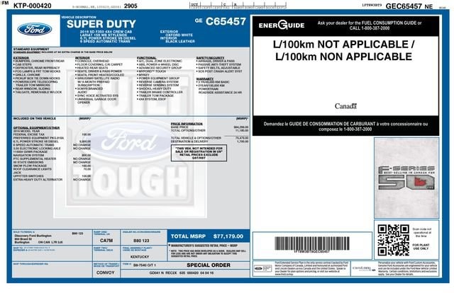 2016 Ford Super Duty F-350 SRW Platinum image 2