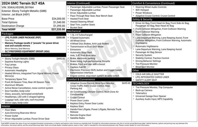 2024 GMC Terrain SLT image 28
