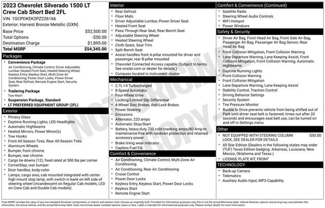 2023 Chevrolet Silverado 1500 LT (2FL) image 30