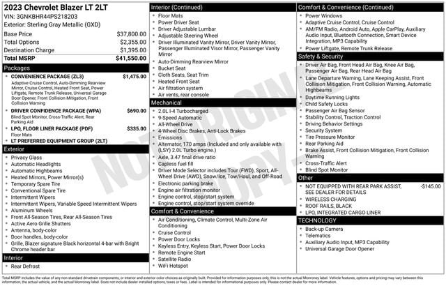 2023 Chevrolet Blazer 2LT image 5