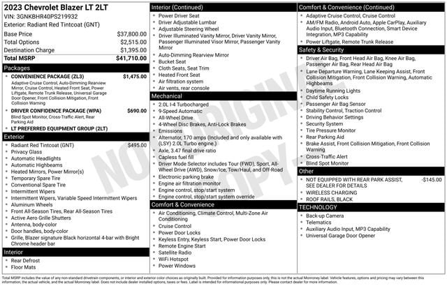 2023 Chevrolet Blazer 2LT image 6