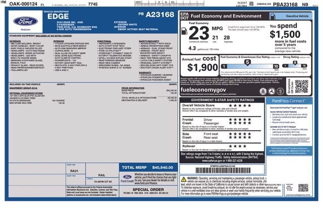 2023 Ford Edge SEL image 2