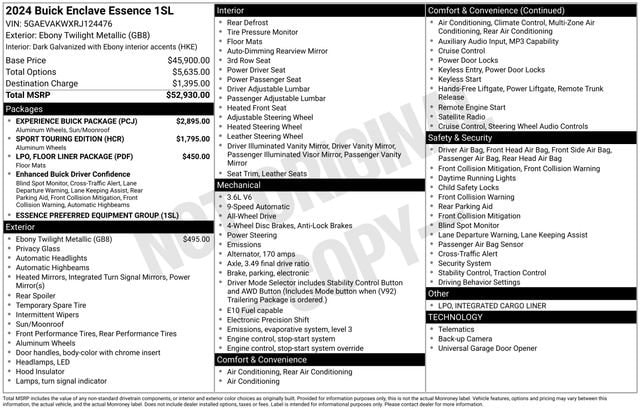 2024 Buick Enclave Essence image 30