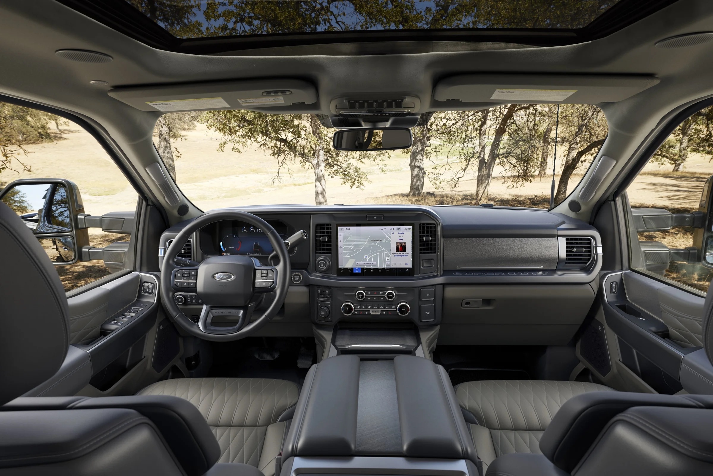 Ford Super Duty Truck Interior