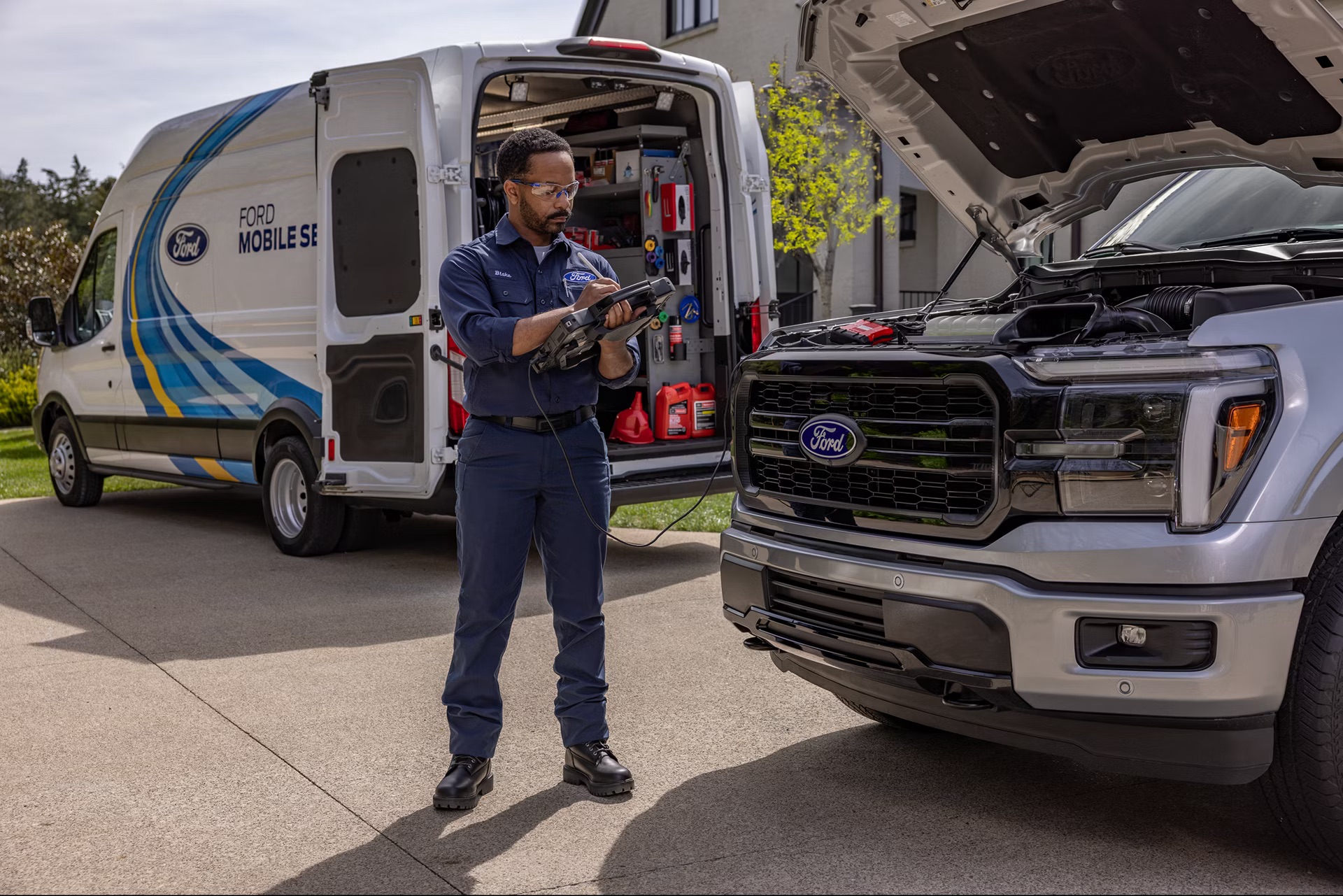 Ford service at Bison Ford in Great Falls, Montana