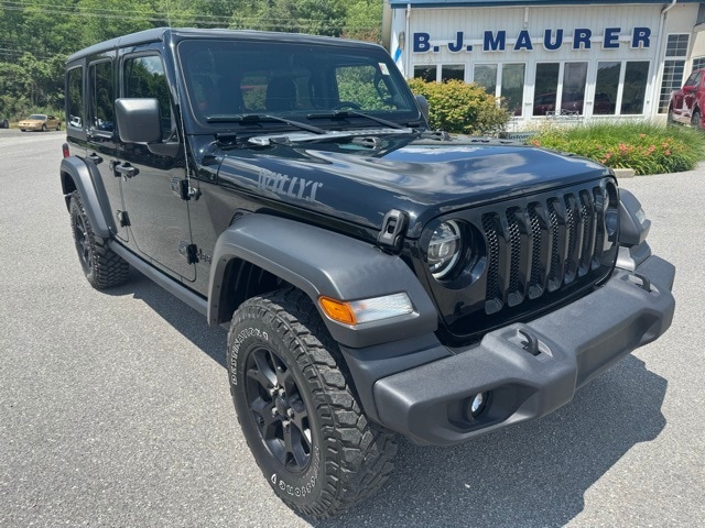 Used 2020 Jeep Wrangler Unlimited Willys with VIN 1C4HJXDG2LW178994 for sale in Boswell, PA