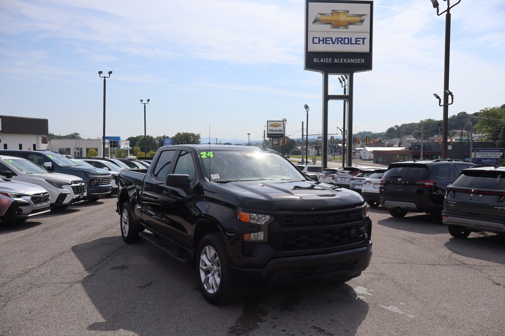Used 2024 Chevrolet Silverado 1500 Custom Truck Crew Cab