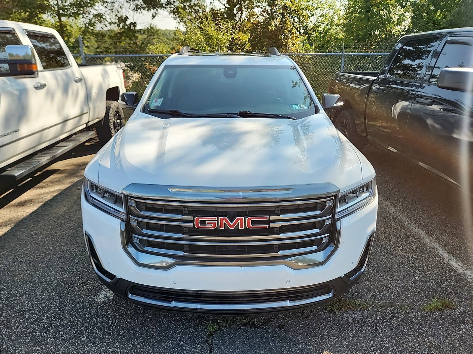 Used 2021 GMC Acadia AT4 with VIN 1GKKNLLS7MZ105388 for sale in Hazle Township, PA