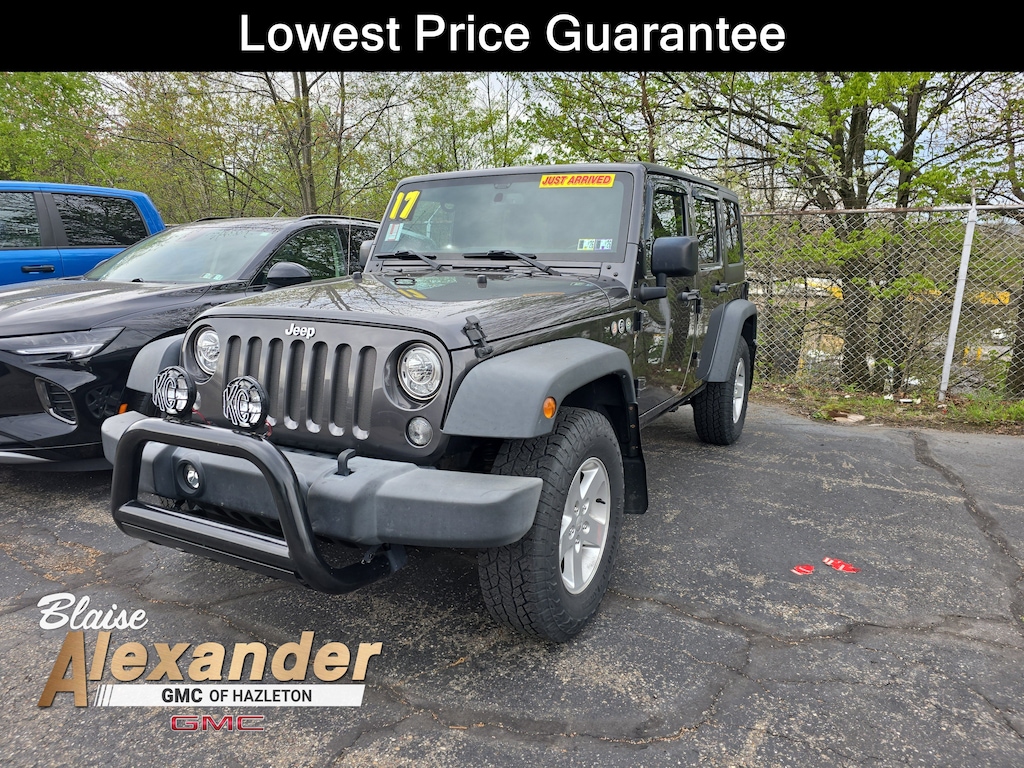 Used 2017 Jeep Wrangler JK Unlimited Sport 4x4 SUV