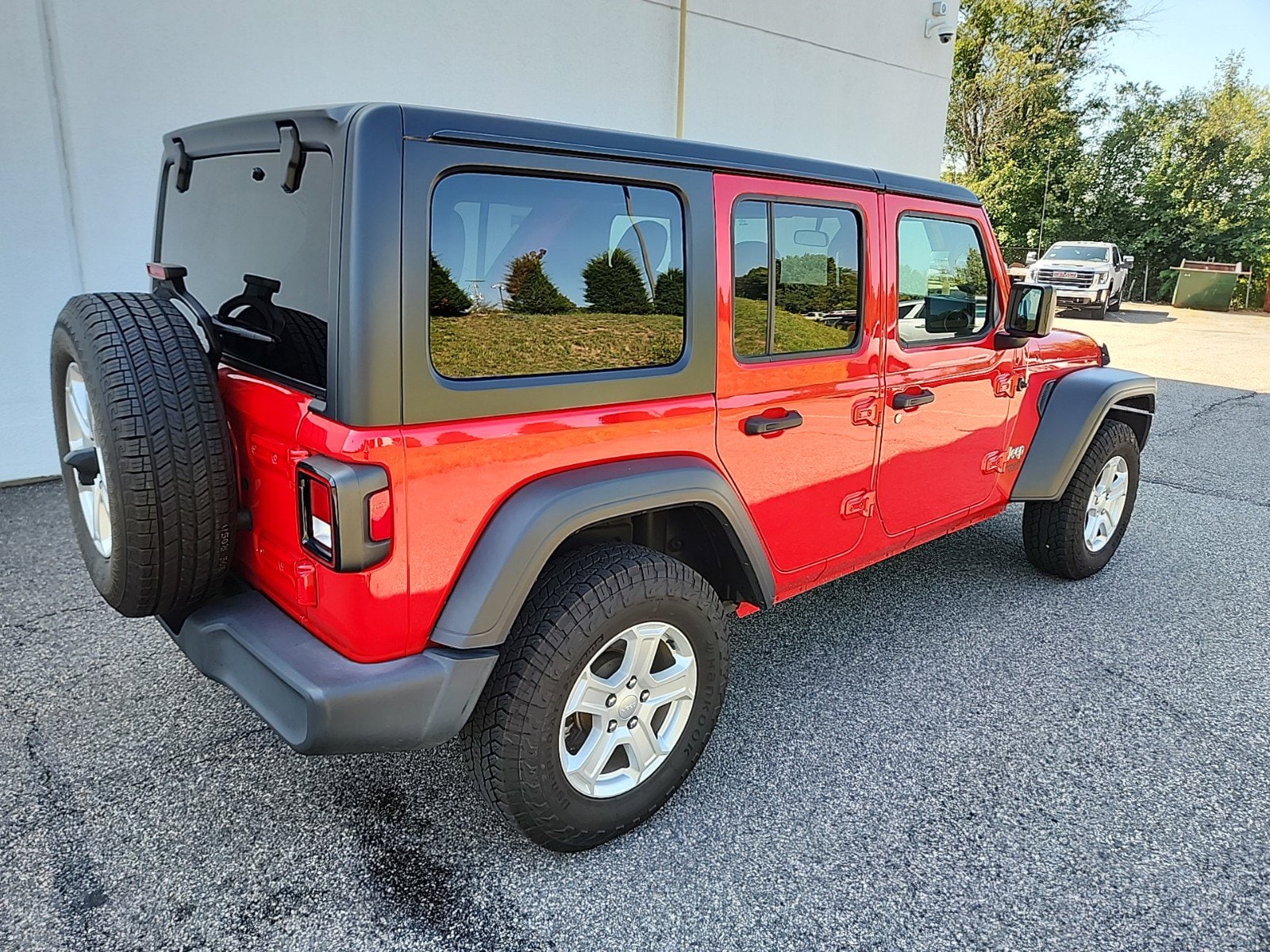 Used 2021 Jeep Wrangler Unlimited Sport S with VIN 1C4HJXDN6MW630350 for sale in Hazle Township, PA