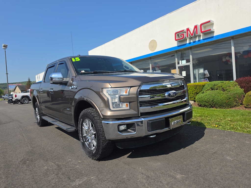 Used 2015 Ford F-150 Lariat Truck SuperCrew Cab