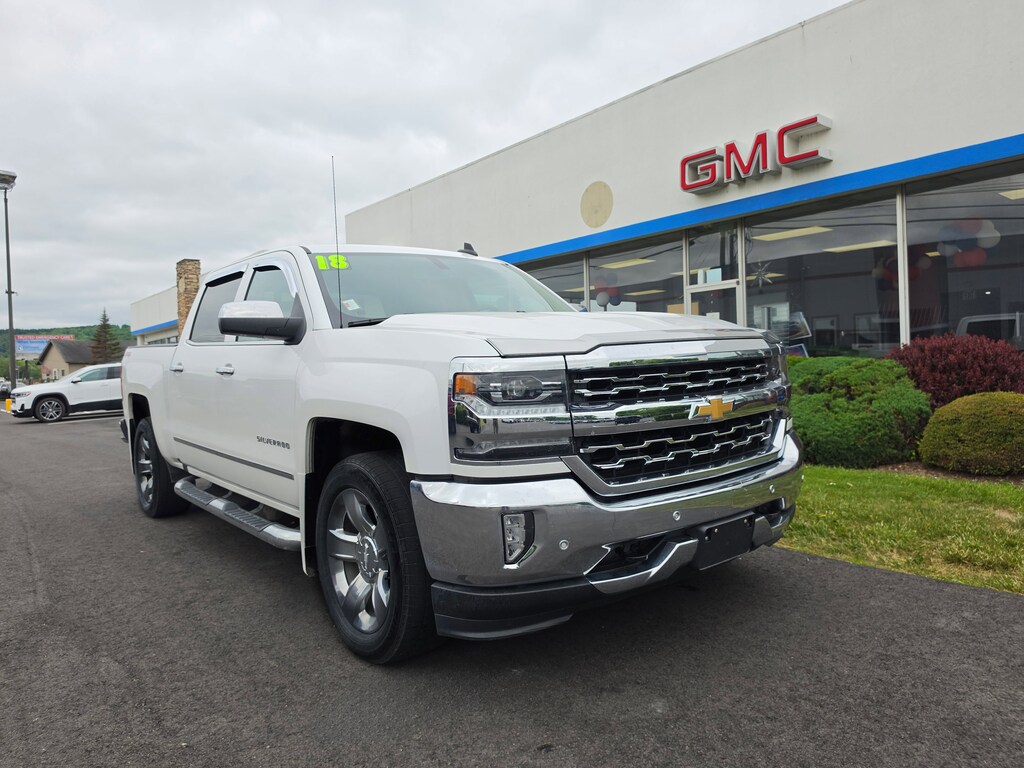 Used 2018 Chevrolet Silverado 1500 LTZ Truck Crew Cab