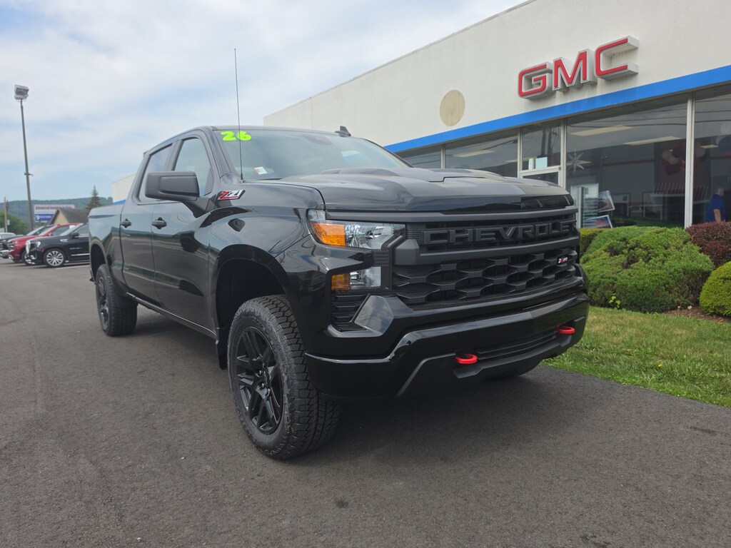 New 2026 Chevrolet Silverado 1500 Custom Trail Boss Truck Crew Cab