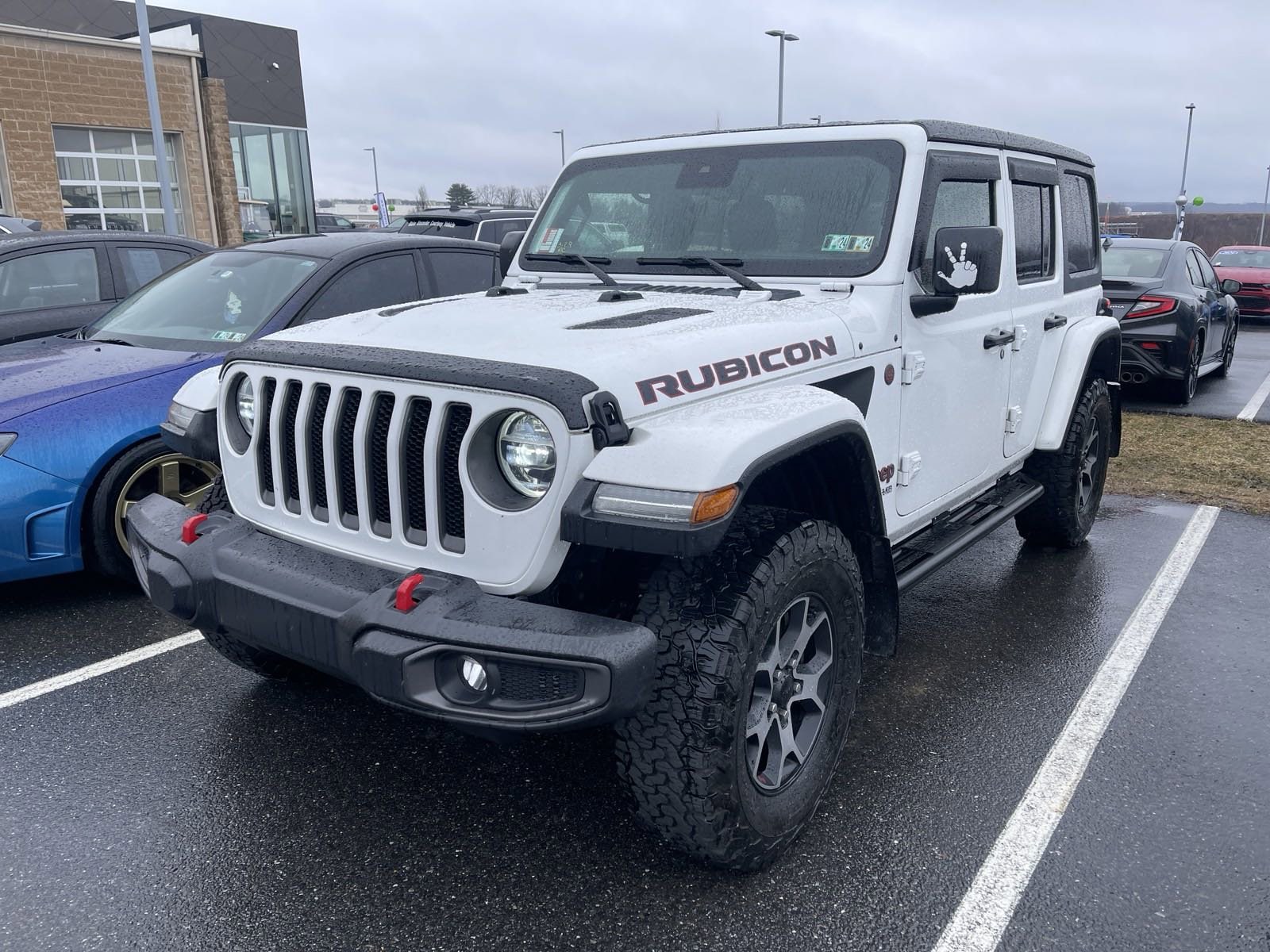 Used 2021 Jeep Wrangler Unlimited Rubicon with VIN 1C4HJXFN7MW596366 for sale in Montoursville, PA