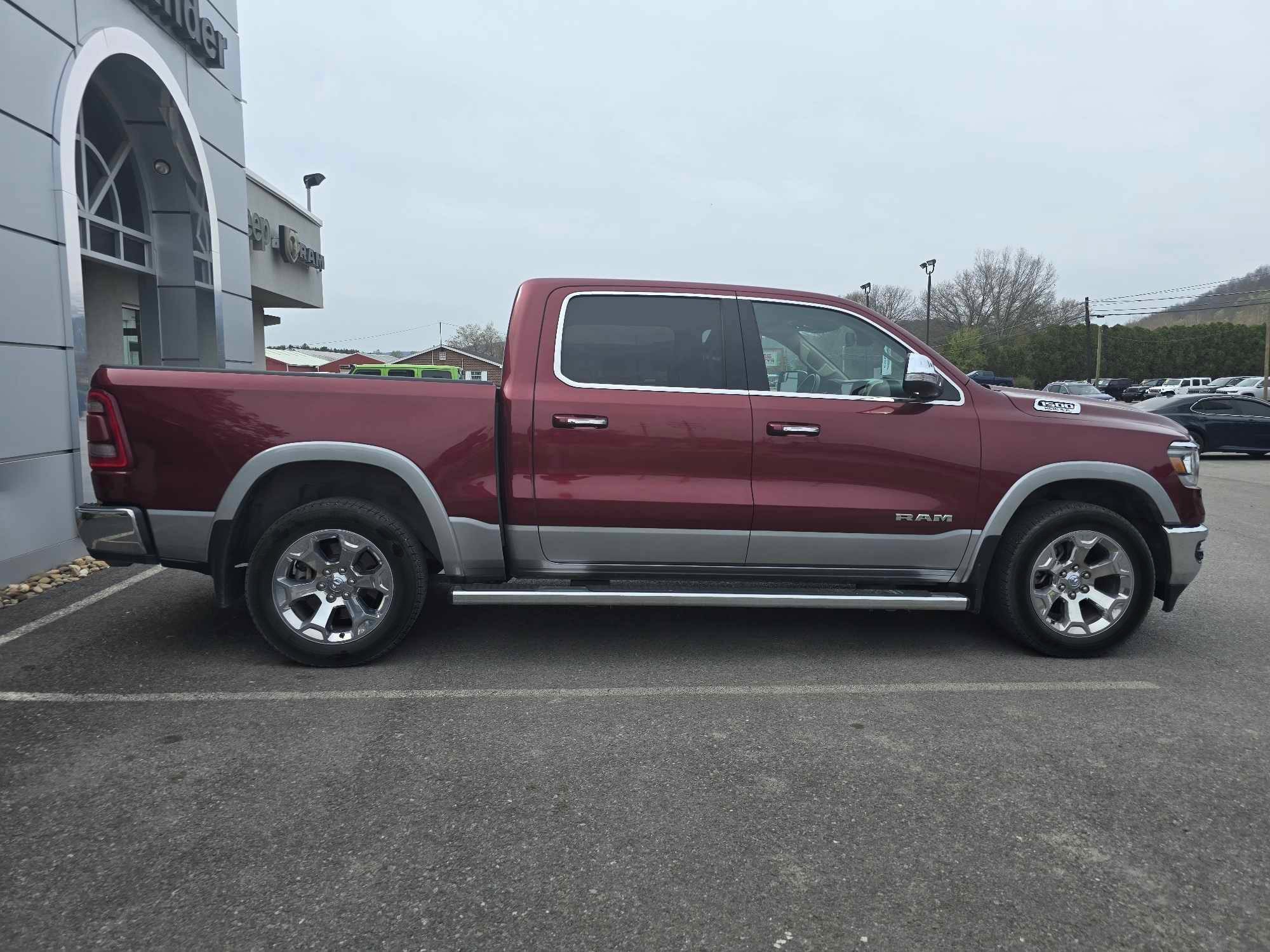 Used 2019 RAM Ram 1500 Pickup Laramie with VIN 1C6SRFJTXKN821209 for sale in Mansfield, PA