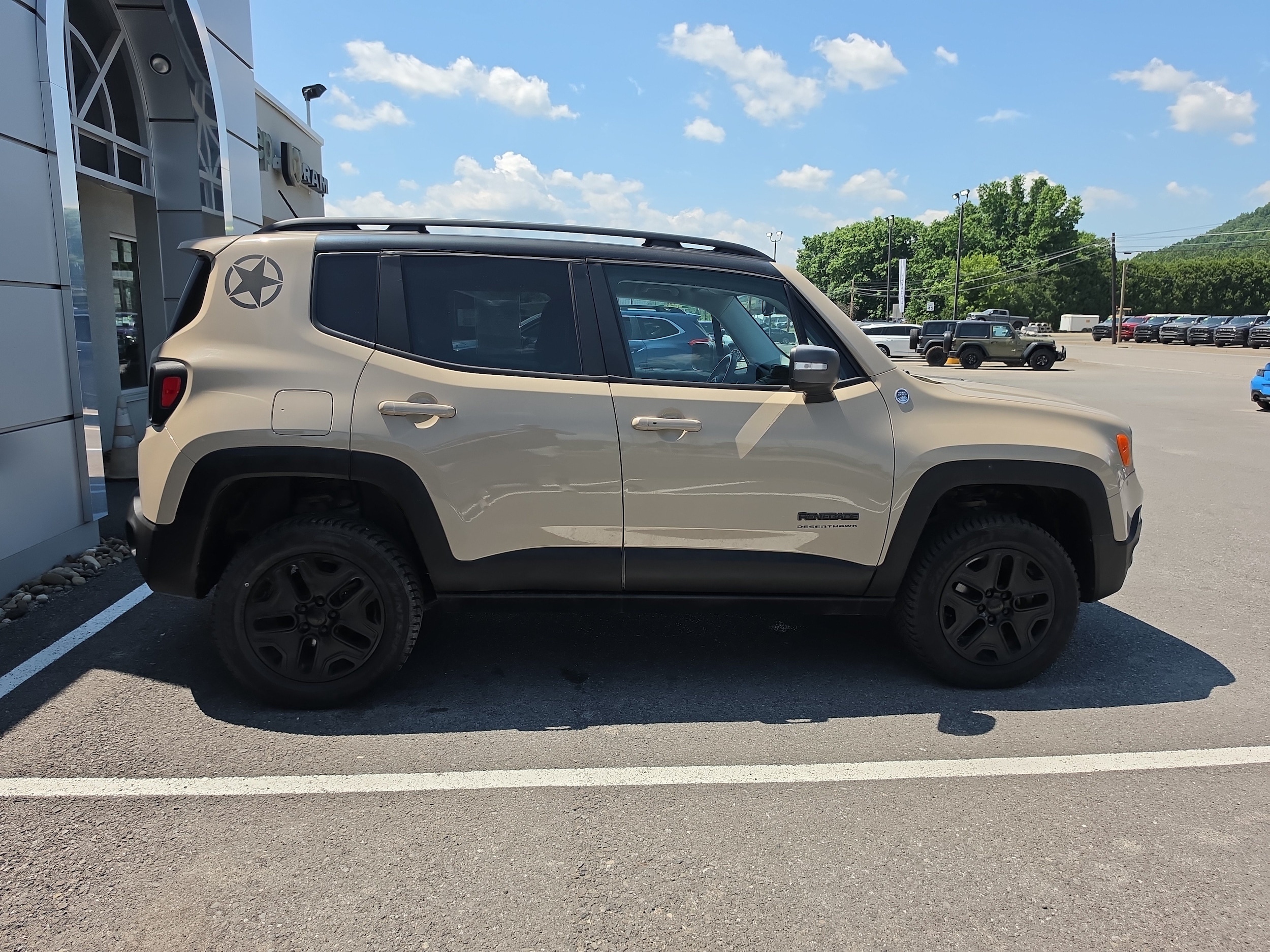 Used 2017 Jeep Renegade Deserthawk with VIN ZACCJBCB5HPF39724 for sale in Mansfield, PA