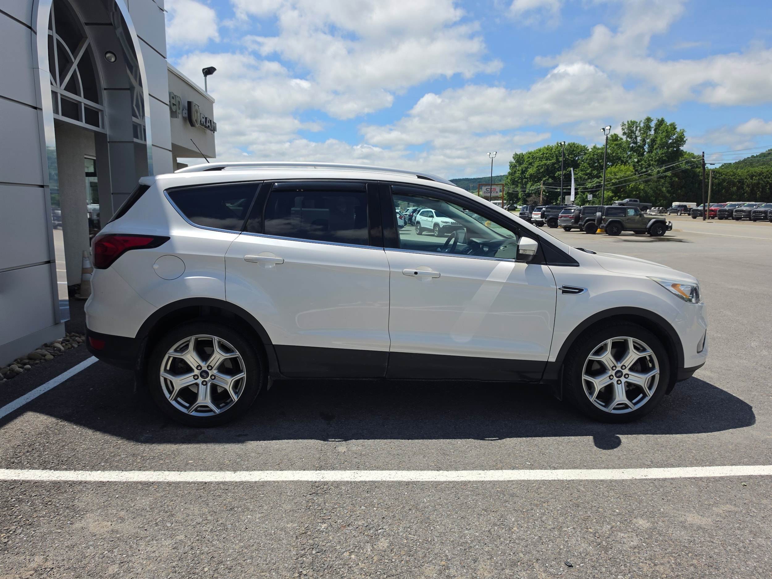 Used 2019 Ford Escape Titanium with VIN 1FMCU9J94KUA87024 for sale in Mansfield, PA