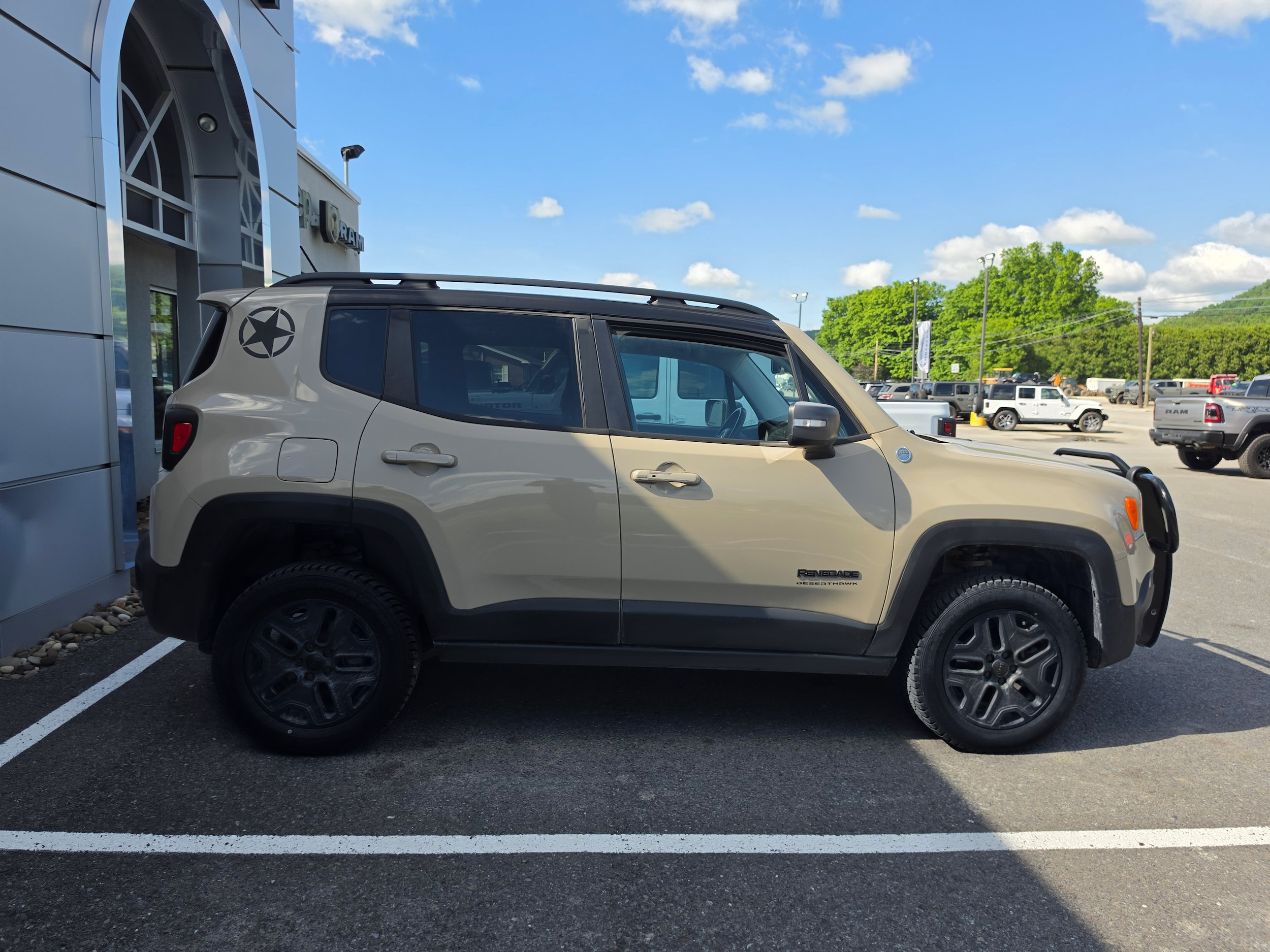 Used 2017 Jeep Renegade Deserthawk with VIN ZACCJBCB5HPF39724 for sale in Mansfield, PA