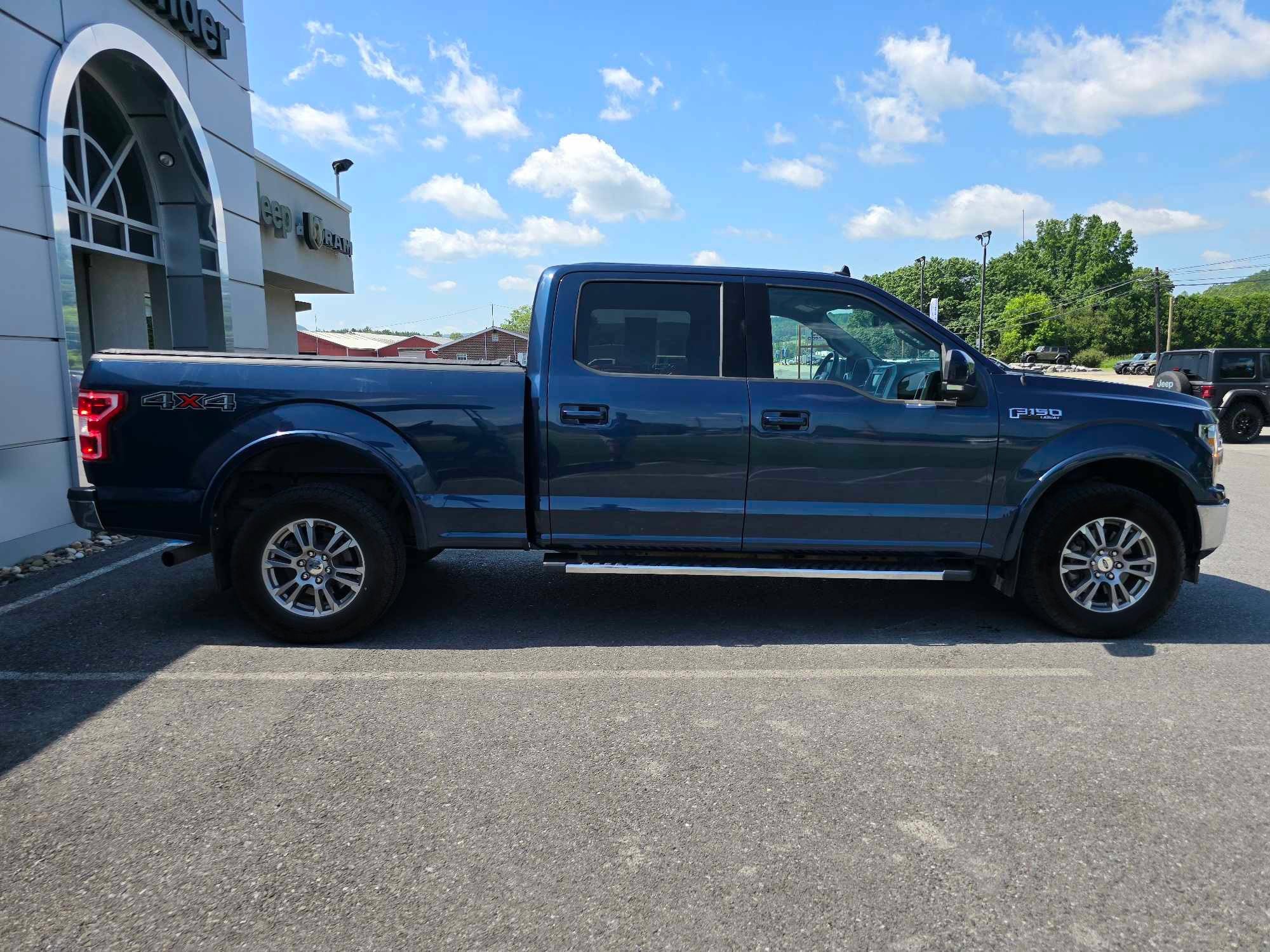 Used 2019 Ford F-150 Lariat with VIN 1FTFW1E43KFC00560 for sale in Mansfield, PA